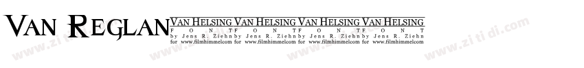 Van Reglan字体转换
